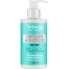 Кондиціонер для інтинсивного відновлення волосся М’ята-Лайм Top Beauty